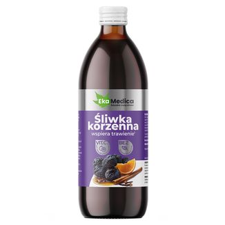 EkaMedica Śliwka Korzenna, sok, 500 ml - zdjęcie produktu