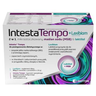 Intesta Tempo + Laxibiom, 10 saszetek - zdjęcie produktu