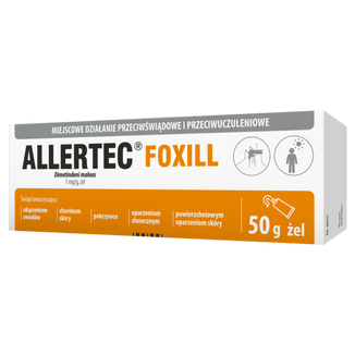 Allertec Foxill, 1 mg/ g, żel, 50 g - zdjęcie produktu