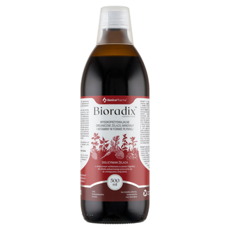 Bioradix, żelazo w płynie, 500 ml - zdjęcie produktu