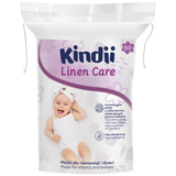 Kindii Linen Care, płatki kosmetyczne dla niemowląt i dzieci, 50 sztuk - miniaturka zdjęcia produktu