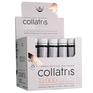 Oleofarm Collatris Beauty Shot, smak porzeczkowy, 25 ml x 20 fiolek USZKODZONE OPAKOWANIE - zdjęcie produktu