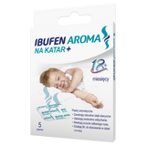 Ibufen Aroma Na Katar+, plastry aromatyczne, po 18 miesiącu życia, 5 sztuk - miniaturka zdjęcia produktu