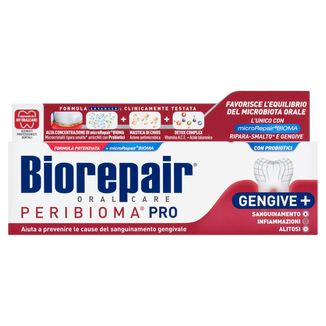 Biorepair Peribioma Pro, pasta do zębów bez fluoru, ochrona dziąseł, 75 ml - zdjęcie produktu
