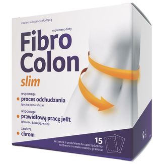 FibroColon Slim, proszek, 15 saszetek - zdjęcie produktu