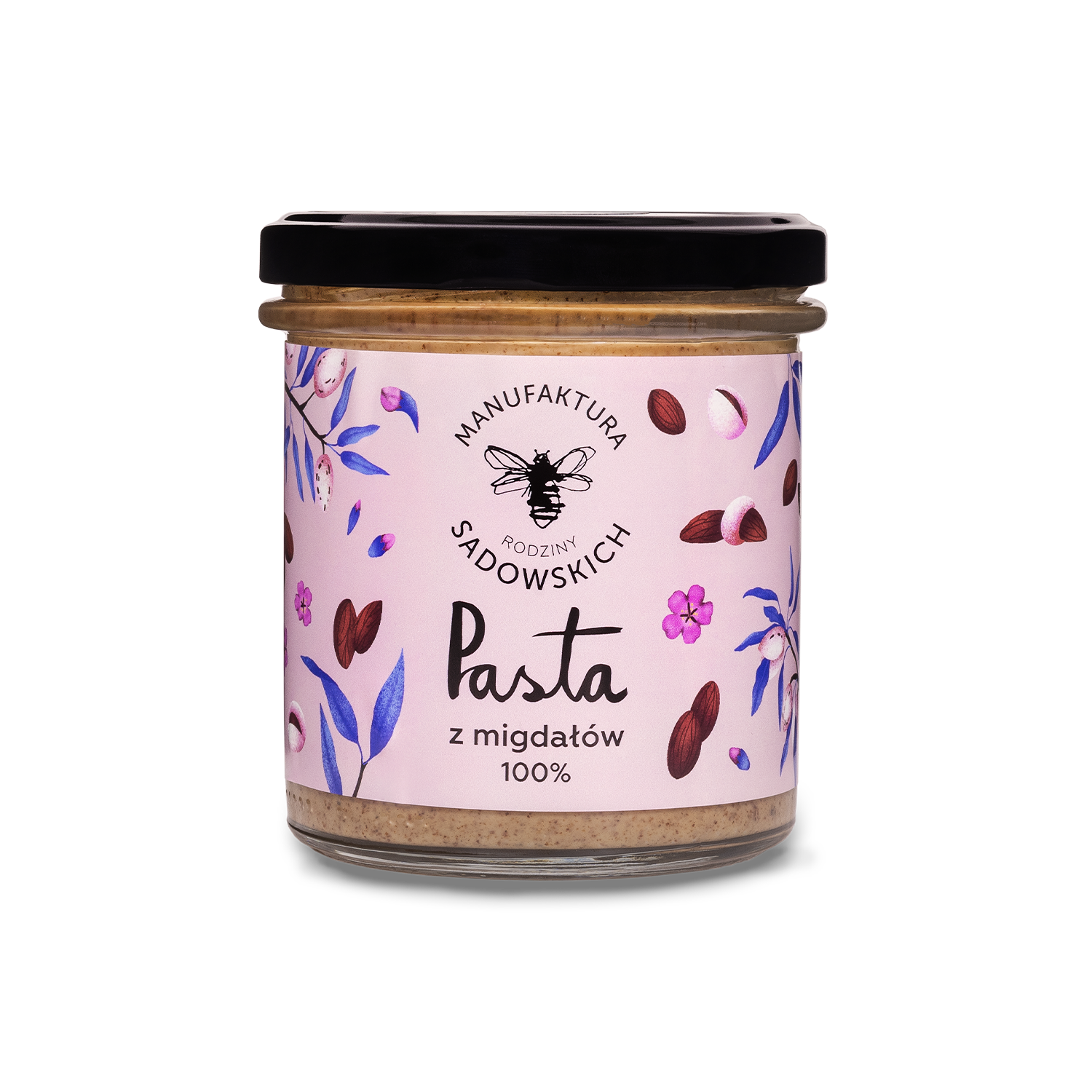 Manufaktura Rodziny Sadowskich Manufaktura Rodziny Sadowskich, pasta z migdałów, 300 g — Składniki i ocena