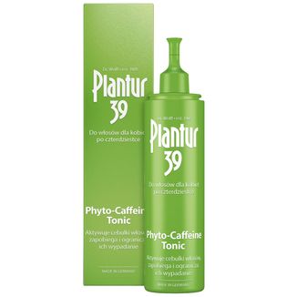 Plantur 39 Phyto-Caffeine, tonik stymulujący wzrost włosów, 200 ml USZKODZONE OPAKOWANIE Plantur 39 Phyto-Caffeine, tonik stymulujący wzrost włosów, 200 ml USZKODZONE OPAKOWANIE - zdjęcie produktu