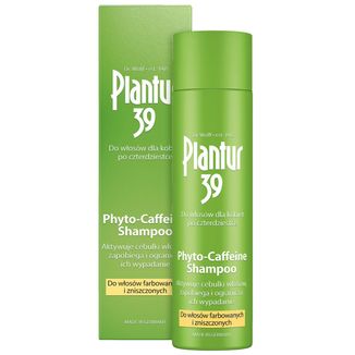 Plantur 39 Phyto-Caffeine, szampon do włosów farbowanych i zniszczonych, 250 ml USZKODZONE OPAKOWANIE - zdjęcie produktu