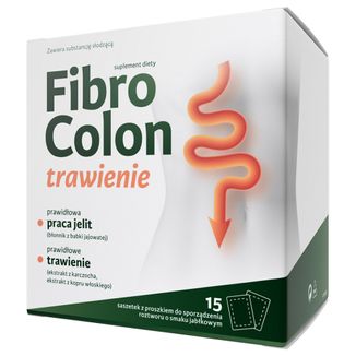 FibroColon Trawienie, proszek, 15 saszetek - zdjęcie produktu