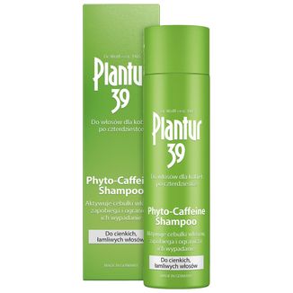 Plantur 39 Phyto-Caffeine, szampon do włosów cienkich i łamliwych, 250 ml - zdjęcie produktu