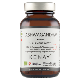 Kenay Ashwagandha KSM-66, 60 kapsułek - zdjęcie produktu