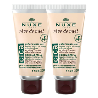 Nuxe Reve de Miel Cica, krem do rąk i paznokci, 2 x 50 ml - zdjęcie produktu