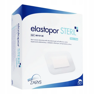 Elastopor STERIL, opatrunek włókninowy z wkładem chłonnym, samoprzylepny, jałowy, 10 cm x 10 cm, 30 sztuk Elastopor STERIL, opatrunek włókninowy z wkładem chłonnym, samoprzylepny, jałowy, 10 cm x 10 cm, 30 sztuk - zdjęcie produktu