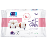 Bella No1 Cotton Care, papier toaletowy nawilżany, 60 sztuk - miniaturka zdjęcia produktu