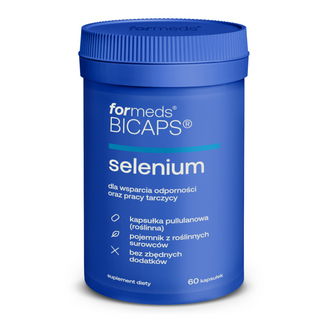 ForMeds Bicaps Selenium, selen 200 μg, 60 kapsułek - zdjęcie produktu