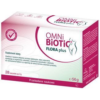 OmniBiotic Flora Plus, proszek, 2 g x 28 saszetek - zdjęcie produktu
