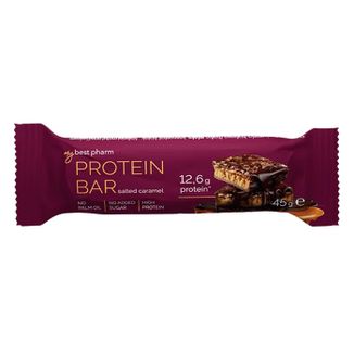 MyBest ProteinBar, baton proteinowy, smak słony karmel, 45 g - zdjęcie produktu