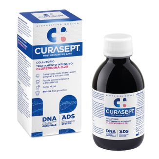 Curasept ADS DNA 220, płyn do płukania jamy ustnej z chlorheksydyną 0,20%, 200 ml - zdjęcie produktu