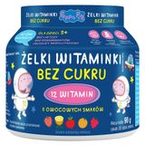 Żelki Witaminki Bez Cukru, Świnka Peppa, smak owocowy, od 3 lat, 90 g - miniaturka zdjęcia produktu