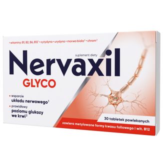 Nervaxil Glyco, 30 tabletek powlekanych KRÓTKA DATA - zdjęcie produktu