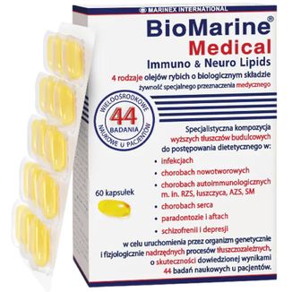 Biomarine Medical Immuno & Neuro Lipids, 60 kapsułek - zdjęcie produktu