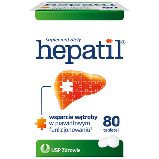 Hepatil, 80 tabletek - zdjęcie produktu