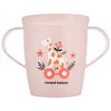 Canpol Babies, kubek otwarty z uchwytami, Toys, koralowy, 2/101, od 12 miesiąca, 250 ml - miniaturka zdjęcia produktu