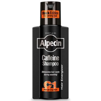 Alpecin C1 Caffeine Black Edition, szampon stymulujący wzrost włosów, 250 ml - zdjęcie produktu