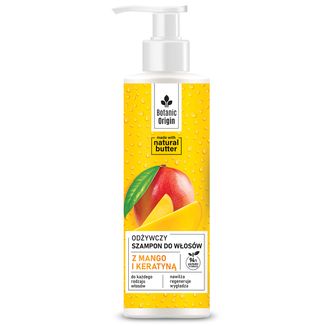 Botanic Origin, odżywczy szampon do włosów z mango i keratyną, 300 ml - zdjęcie produktu