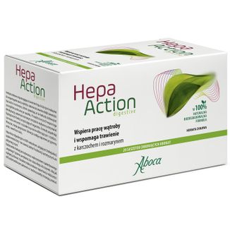 Hepa Action Digestive, herbatka ziołowa, 20 saszetek - zdjęcie produktu