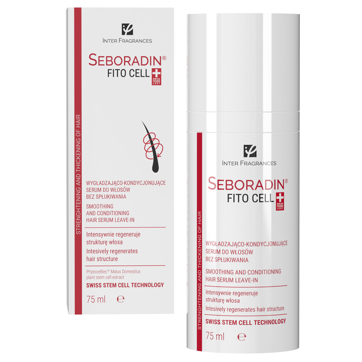 Seboradin Seboradin Fito Cell, glättend Haarserum, ohne Ausspülen, 75 ml — Inhaltsstoffe und Bewertung