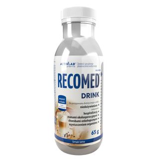 Activlab Pharma RecoMed Drink, preparat odżywczy, smak latte, 65 g - zdjęcie produktu