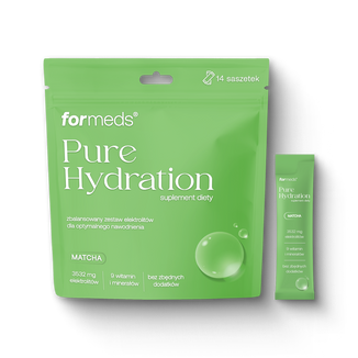 ForMeds Pure Hydration, smak matcha, 7,9 g x 14 saszetek - zdjęcie produktu