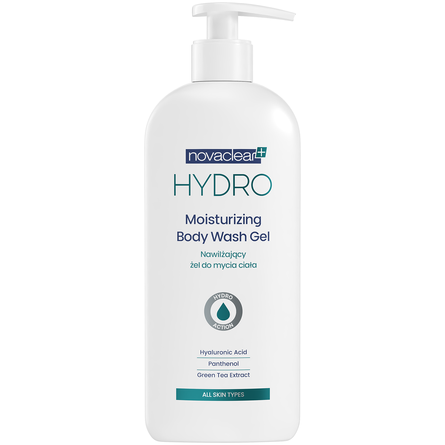 Novaclear Novaclear Hydro, Gel feuchtigkeitsspendend zur Körperreinigung, 500 ml — Inhaltsstoffe und Bewertung