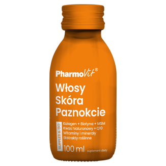 PharmoVit Supples & Go Włosy Skóra Paznokcie, 100 ml - zdjęcie produktu