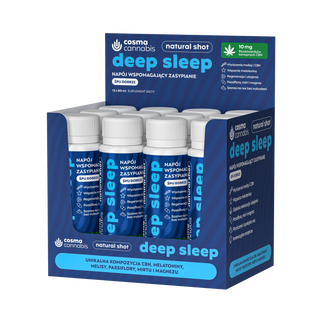 Cosma Cannabis Deep Sleep, shot, 12 x 80 ml USZKODZONE OPAKOWANIE - zdjęcie produktu