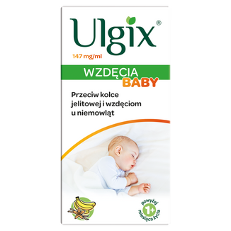 Ulgix Wzdęcia Baby, emulsja doustna z symetykonem ze strzykawką dozującą, 40 g - zdjęcie produktu