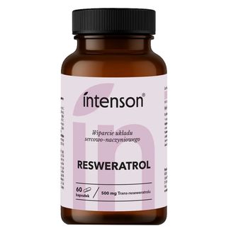 Intenson Resweratrol z rdestowca japońskiego, 60 kapsułek - zdjęcie produktu