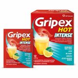 Gripex Hot Intense 1 g + 50 mg + 12,2 mg, 12 saszetek - miniaturka zdjęcia produktu