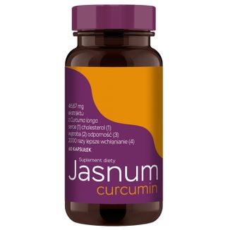 Jasnum Curcumin, 60 kapsułek - zdjęcie produktu