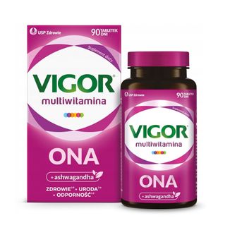 Vigor Multiwitamina Ona, 90 tabletek - zdjęcie produktu