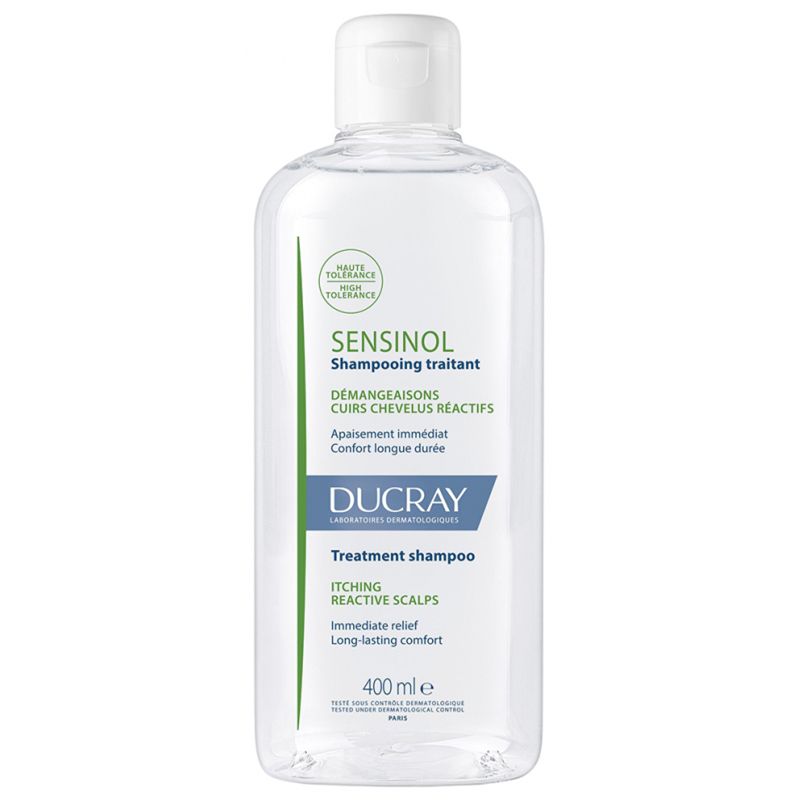 Ducray Ducray Sensinol, szampon do włosów, ochrona fizjologiczna, 400 ml