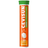 CeviSun 2000 mg, 20 tabletek musujących KRÓTKA DATA CeviSun 2000 mg, 20 tabletek musujących KRÓTKA DATA - miniaturka zdjęcia produktu