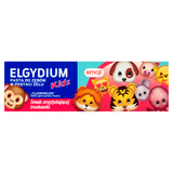 Elgydium Kids Emoji, pasta do zębów w postaci żelu dla dzieci, Orzeźwiająca Truskawka, 3-6 lat, 50 ml - miniaturka zdjęcia produktu