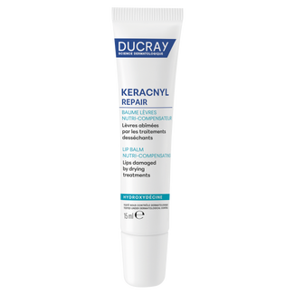 Ducray Keracnyl Repair, regenerujący balsam do ust, skóra sucha, 15 ml USZKODZONE OPAKOWANIE - zdjęcie produktu