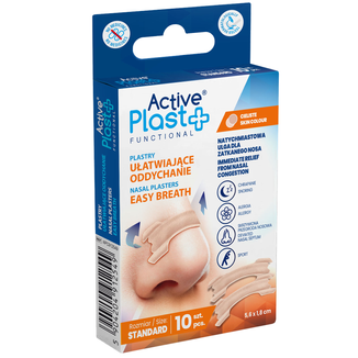 ActivePlast, plastry ułatwiające oddychanie, standard, 10 sztuk - zdjęcie produktu