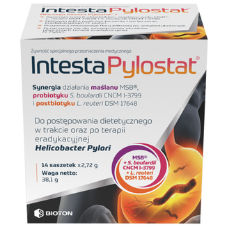 Intesta Pylostat, 2,72 g x 14 saszetek KRÓTKA DATA - zdjęcie produktu