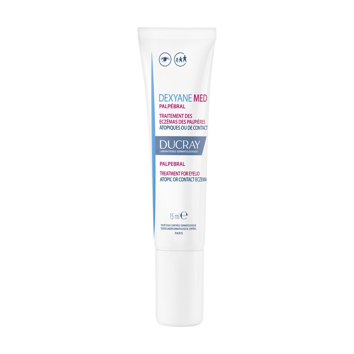 Ducray Ducray Dexyane MeD Palpebral, Creme für atopisch Entzündung Haut Lider, 15 ml — Inhaltsstoffe und Bewertung