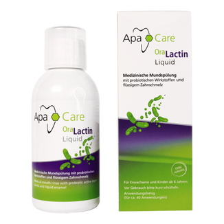 ApaCare OraLactin Liquid, remineralizujący płyn do płukania ust, 200 ml - zdjęcie produktu