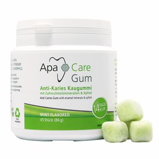 ApaCare Gum Box, gumy do żucia z ksylitolem i wapniem, 45 sztuk - zdjęcie produktu